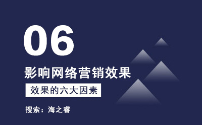 影響企業(yè)網(wǎng)絡營銷效果的六大因素